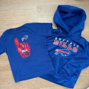 NFL Buffalo Bills Toddler Sweatshirt with t-shirt
